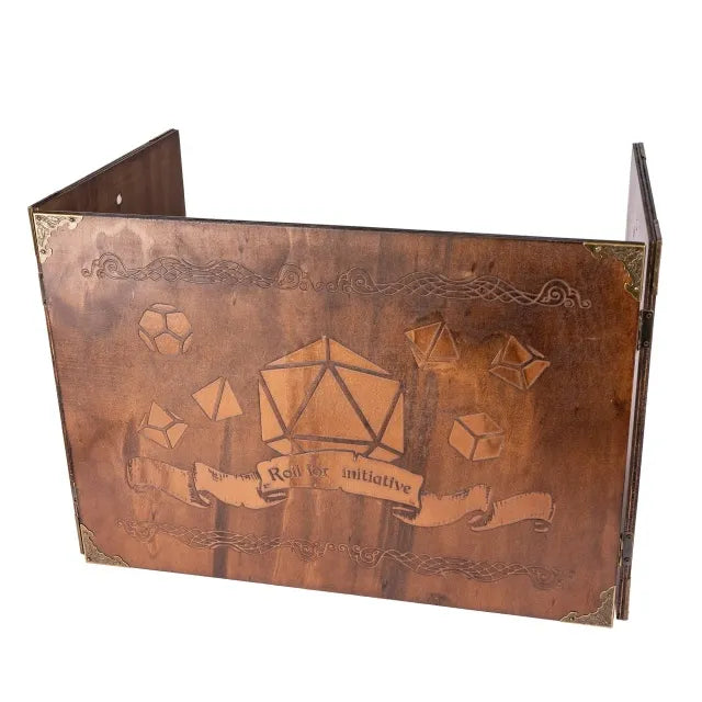 DM Screen DND 5e Dungeon Master Screen Compressed Wood Pattern