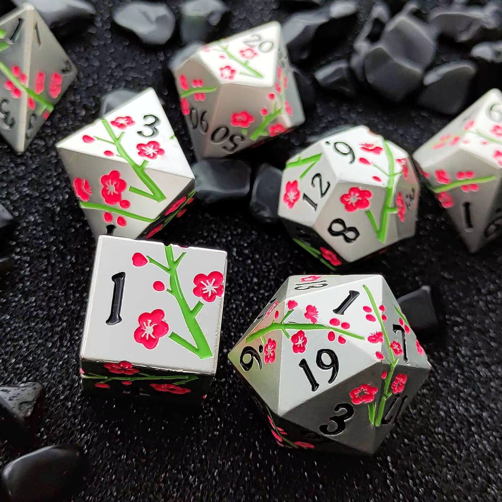 Set de dados de metal Flor