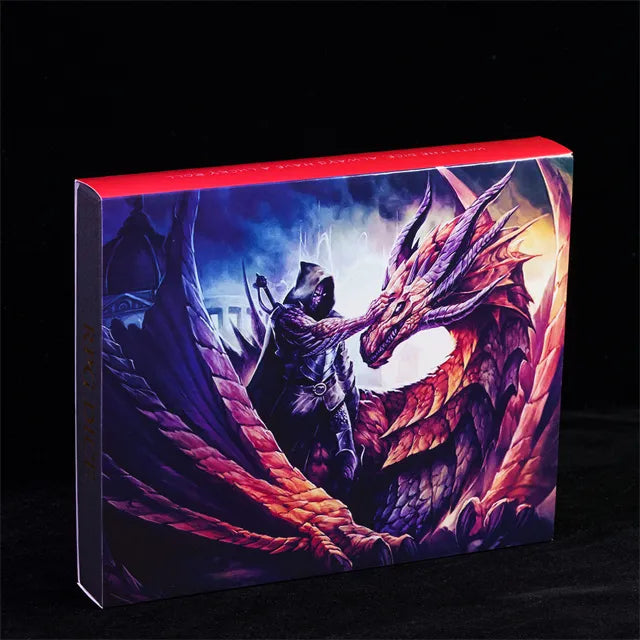 Gift box leeg, voor 5 setjes dice