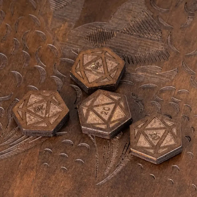 DM Screen DND 5e Dungeon Master Screen Compressed Wood Pattern