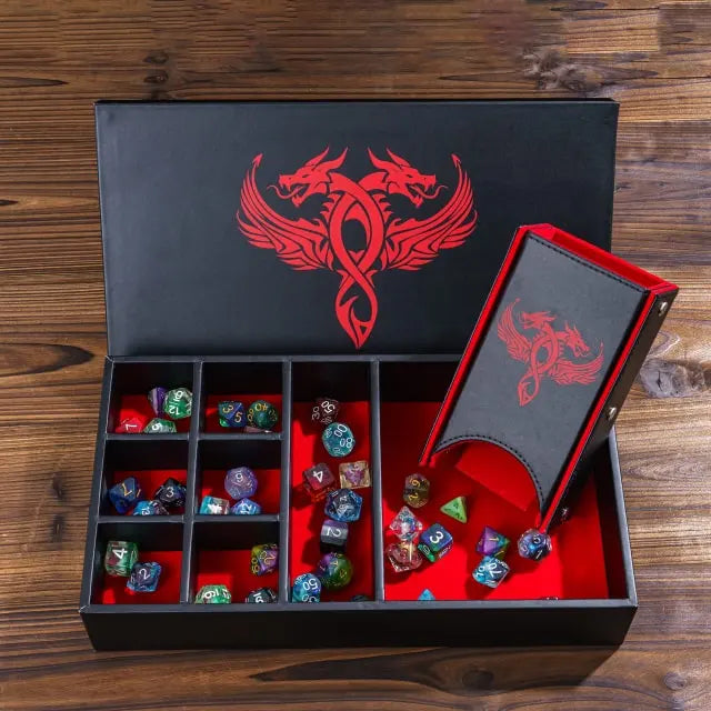Dice Tower, tray & Storage Box